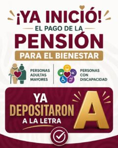 Quienes ya tienen depositada su pensión?